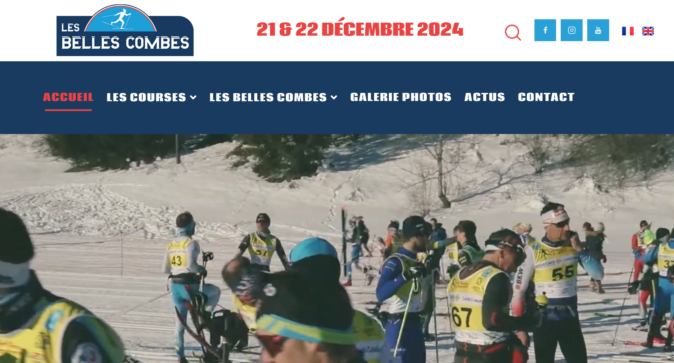 Course de ski de fond Les Belles Combes dans le Haut-Jura