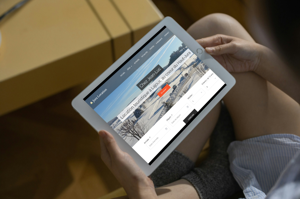 Nouvelle réalisation : Site Internet Jura-Location.fr