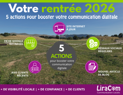 Rentrée 2026 : 5 actions pour booster votre communication digitale dans le Haut-Jura